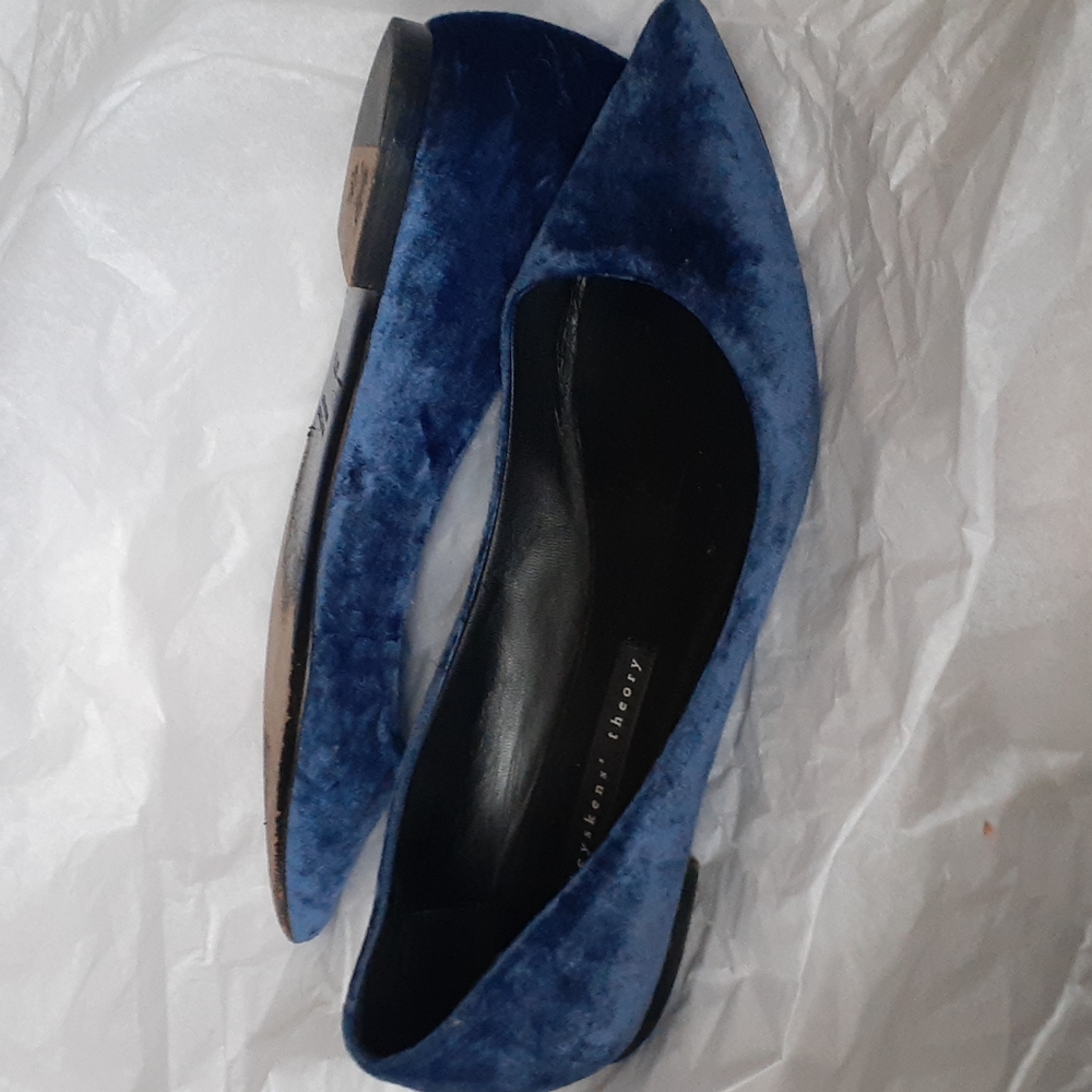 Theyskens' theory pointy flats 37.5 Blue